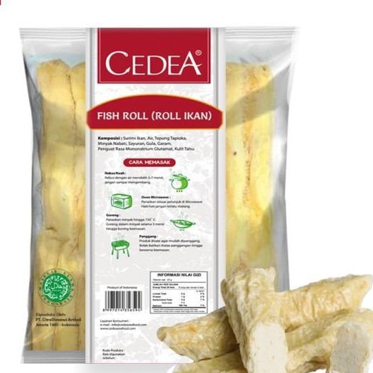 

Cedea Fish roll Kemasan 1 Kg