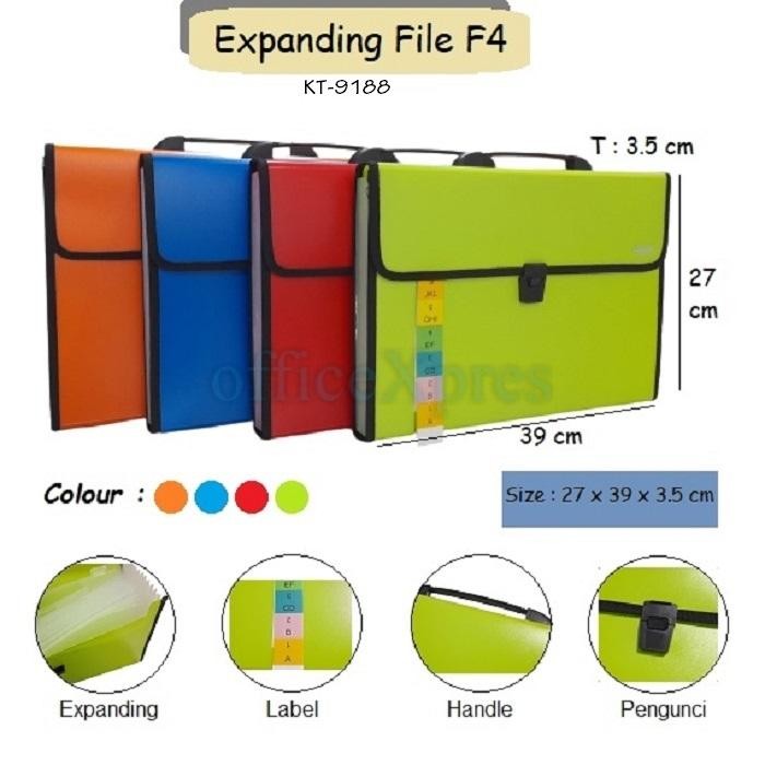 

ANDMA Expanding File F4 / Map Sekat / Expanding Dokumen File 9198 / Map File - 8311, Biru