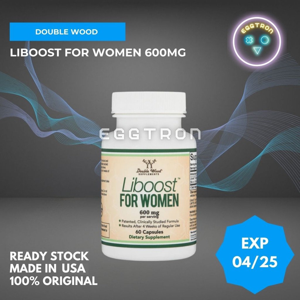 Doublewood Liboost for Women 600 mg 60 libido booster wanita pria suplemen herbal Double Wood Supple