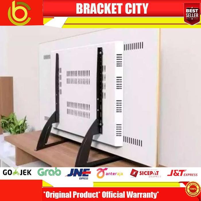 MUMPUNG PROMO Bracket TV Kaki 32"~ 65" Bracket Standing Kaki TV LED LCD UHD Curved - 22-32 inch TERL