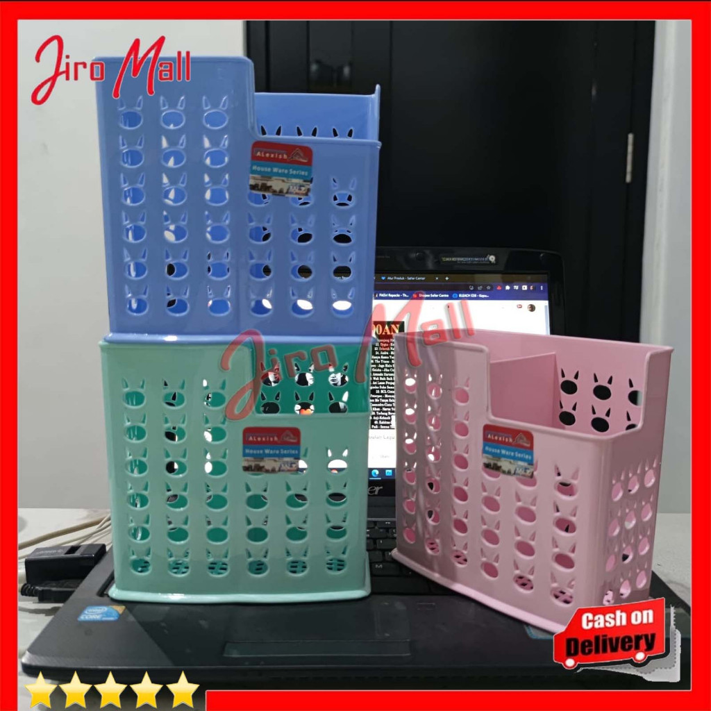 BARU  Tempat Sendok SHIRO / Tempat Sendok Dan Garpu / Rak Sendok Garpu / Wadah Tempat Sendok / Meja 