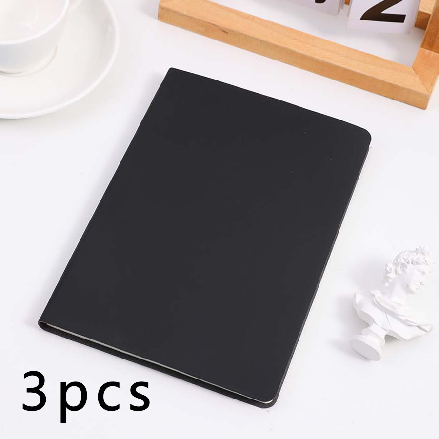 

A5 Soft Leather Notebook, 120 Pages, Office Stationery, Waterproof Cover, Comfortable Touch, Hot Selling
