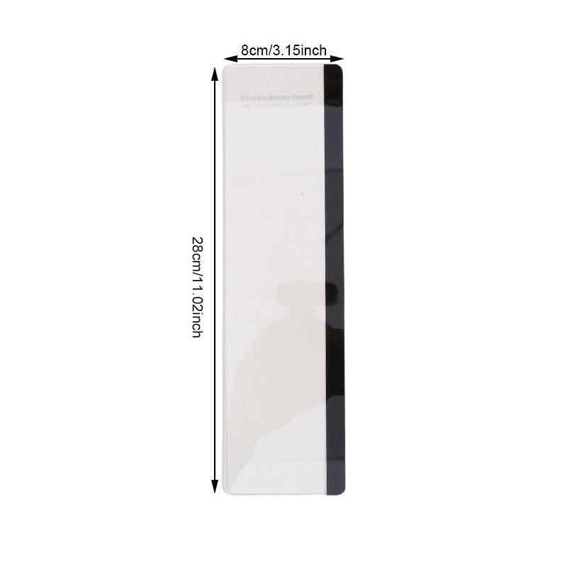 

Acrylic Monitor Memo Board Transparent Card Phone Holder Desktop Organizer Sticky Notes Board Korean Stationery Office Supplies