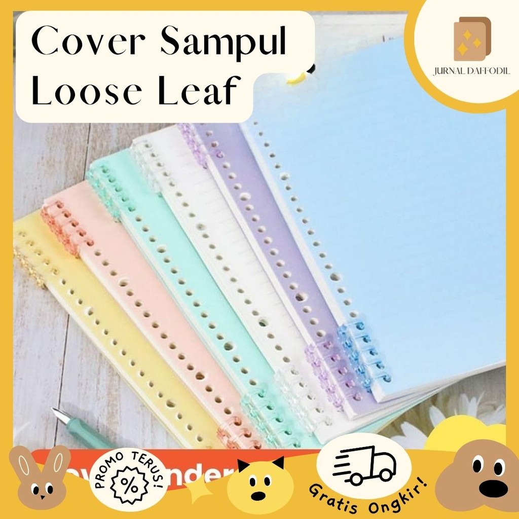 

Jurnal Daffodil - Cover Sampul Loose Leaf Mika Plastik Tebal Warna Cover Binder Note Paper Stationery