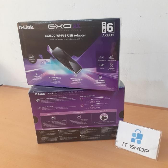 D-Link DWA-X1850 AX1800 MU-MIMO WiFi 6 USB Adapter