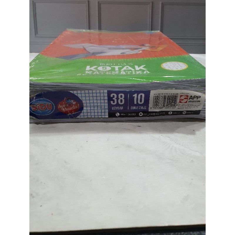 

(10pc) BUKU TULIS KOTAK/BUKU TULIS HALUS GARIS 3 GARIS 5