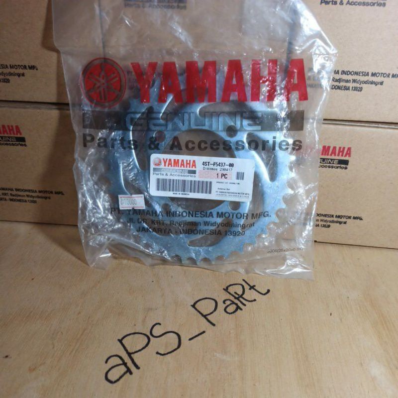 ORIGINAL YGP GIR GEAR GER BELAKANG ONLY sprocket driven yamaha rx king f1zr jupiter z 110 37T 4ST-F5