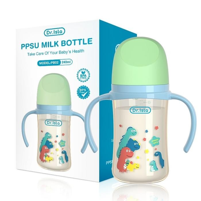 Dr.isla PB01 Dot Bayi Botol Susu PPSU 160Ml 240Ml Anti Tumpah Botol susu bayi newborn BPA Free  Boto
