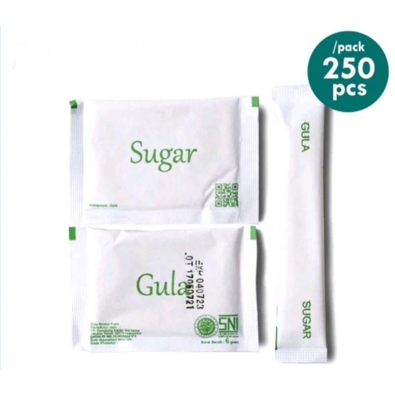 

Gula Pasir Putih Sachet isi 250 Sachet