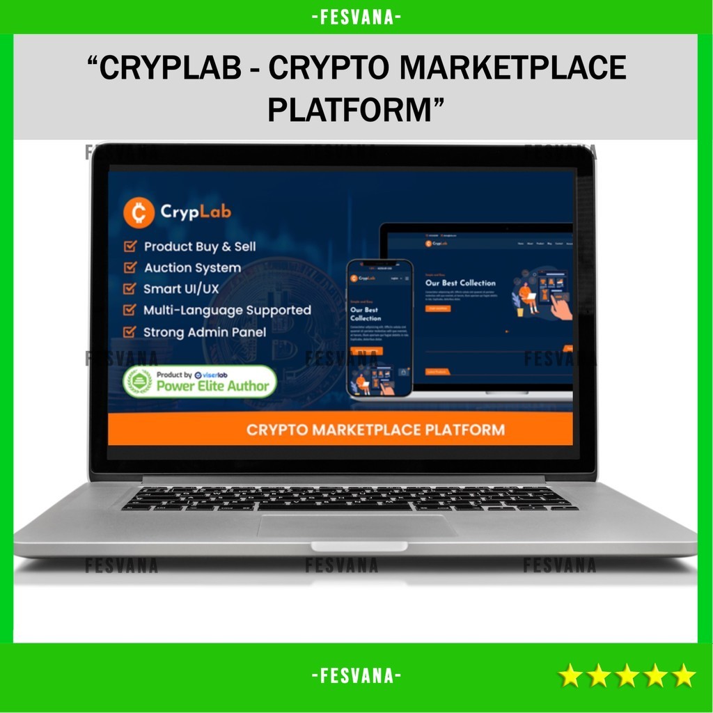 SOURCE CODE APLIKASI WEB CRYPLAB - CRYPTO MARKETPLACE PLATFORM D318 FESVANA