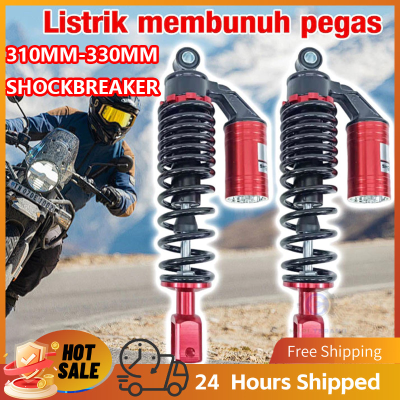 2pcs Shockbreaker Shock Belakang Tabung Atas Ukuran 310 330 Free Anting Copy Yss Gplus Universal