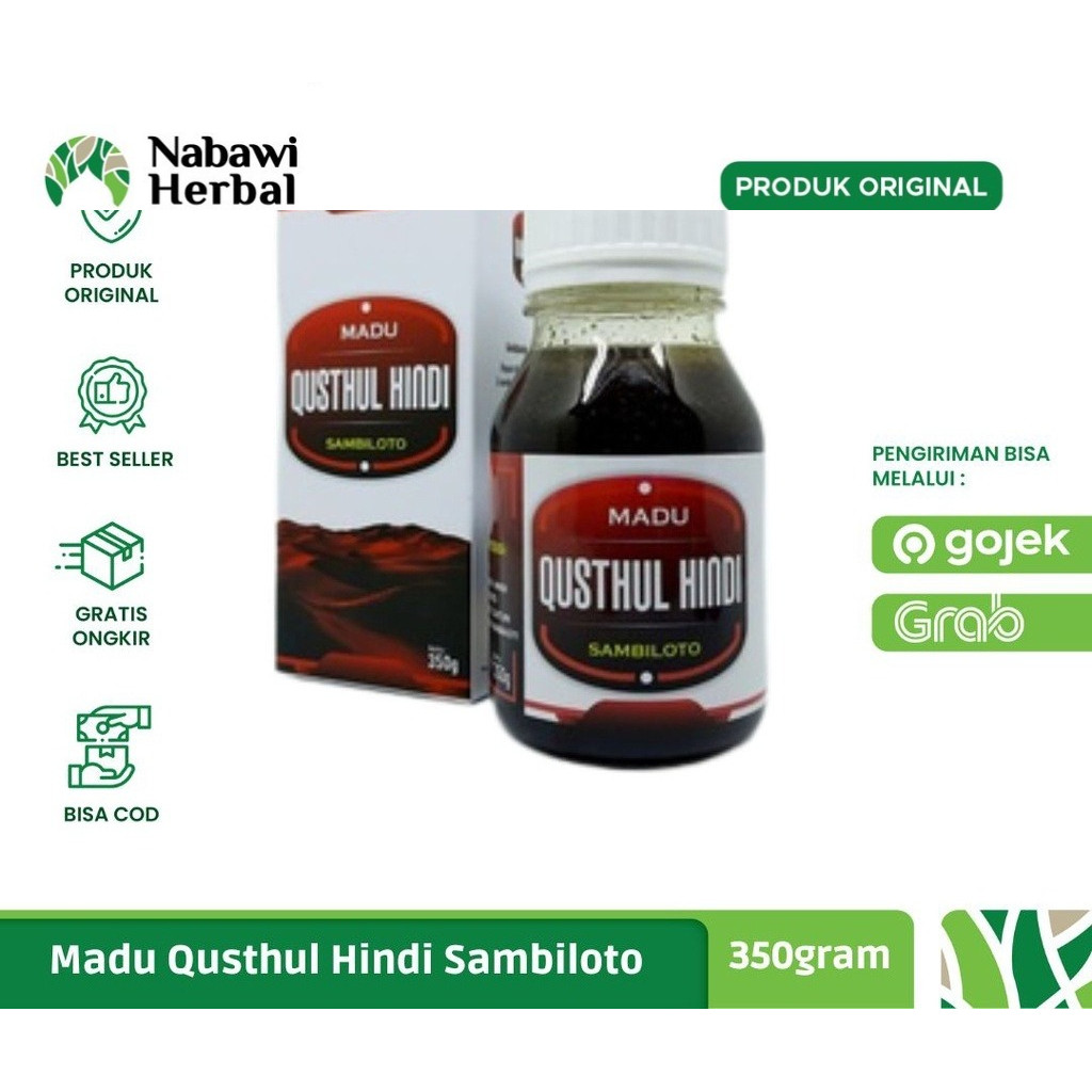

GRIYA ANNUUR - Madu Qusthul Hindi Plus Sambiloto 350gramby bonis