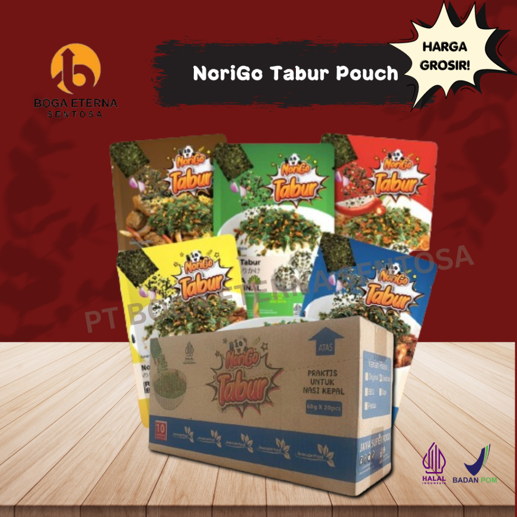 

NoriGo Tabur Pouch KARTON/RUMPUT LAUT TABUR HALAL (HARGA GROSIR!)
