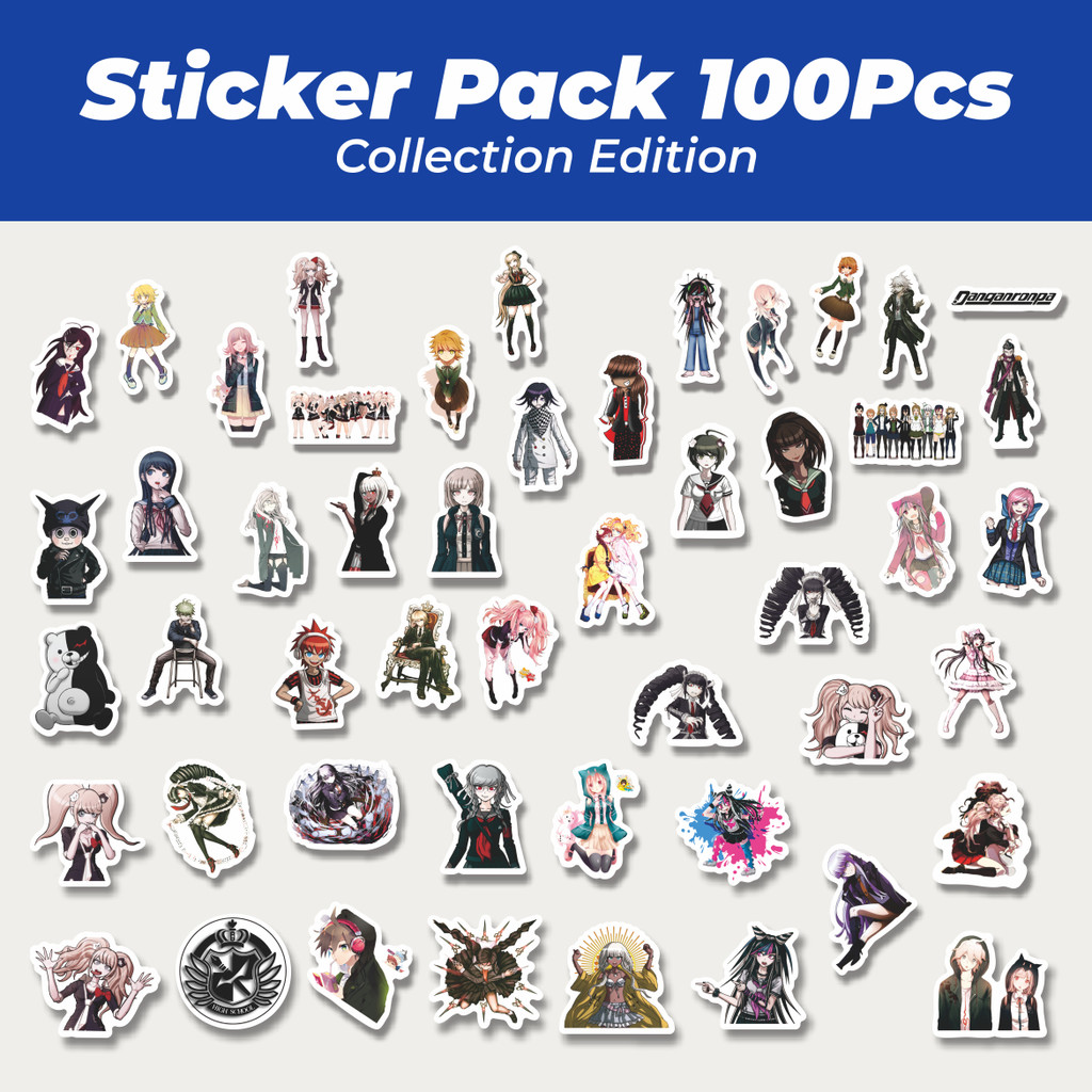 

Hot Stiker Anime Game Danganronpa Lucu Anti Air Stikers Berperekat Waterproof Sticker Decal Buat Motor Helm Buku Journal Koper Casing HP Laptop Botol Minum