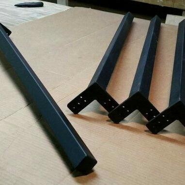 Kaki meja besi kotak 75cm [Terlaris]