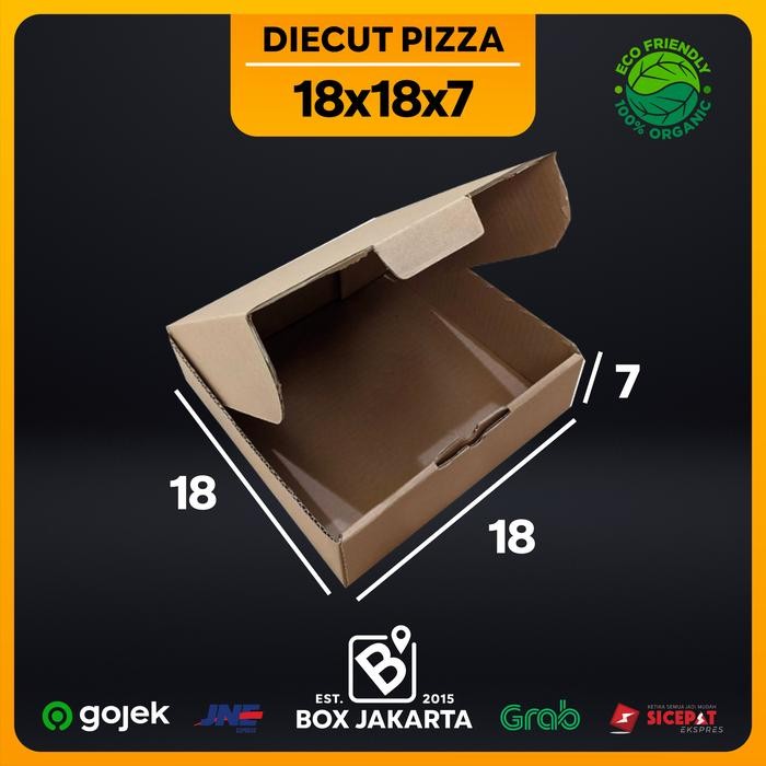 

KARDUS uk 18x18x7 CM Diecut Pizza Corrugated Packaging Box