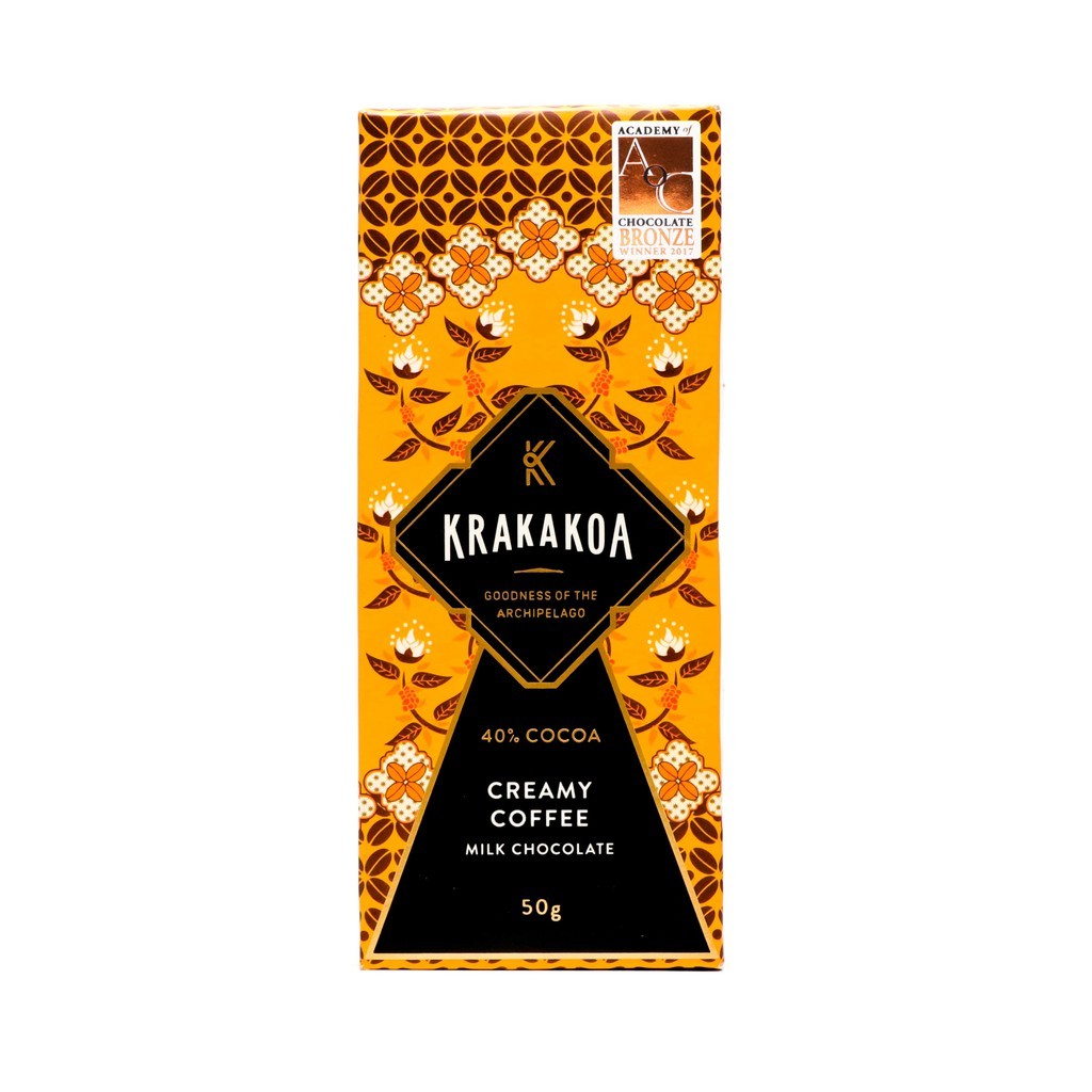 

Krakakoa Flavoured Milk Chocolate, Creamy Coffee