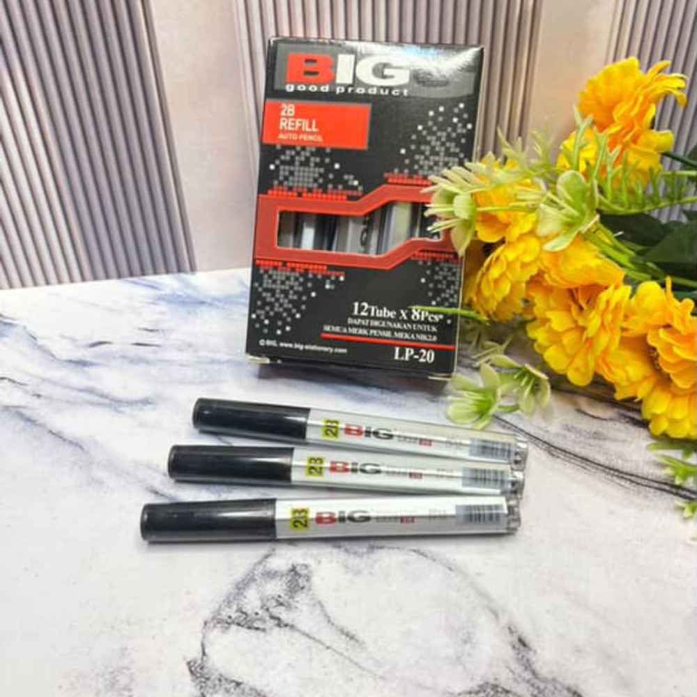 

(1pck) ISI PENSIL 2B 2.0 BIG / REFILL PENSIL MEKANIK 2.0 / ISI ULANG PENSIL MEKANIK/ISI PENSIL BESAR