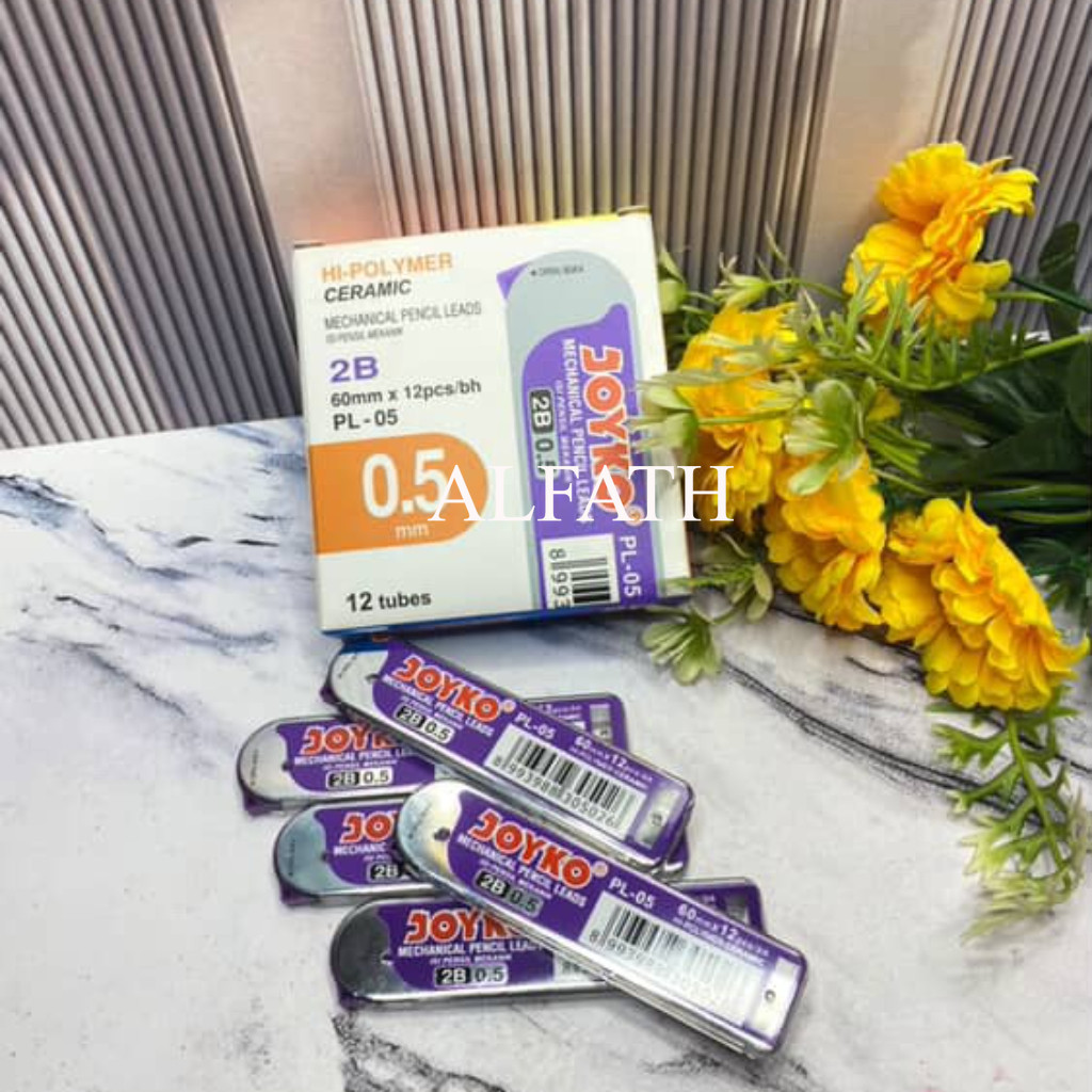 

(1pck) Isi pencil Lead / Isi Pensil Mekanik 2B JOYKO PL-05 0.5 mm Refill Pensil Cetek / Isi Pensil Kecil