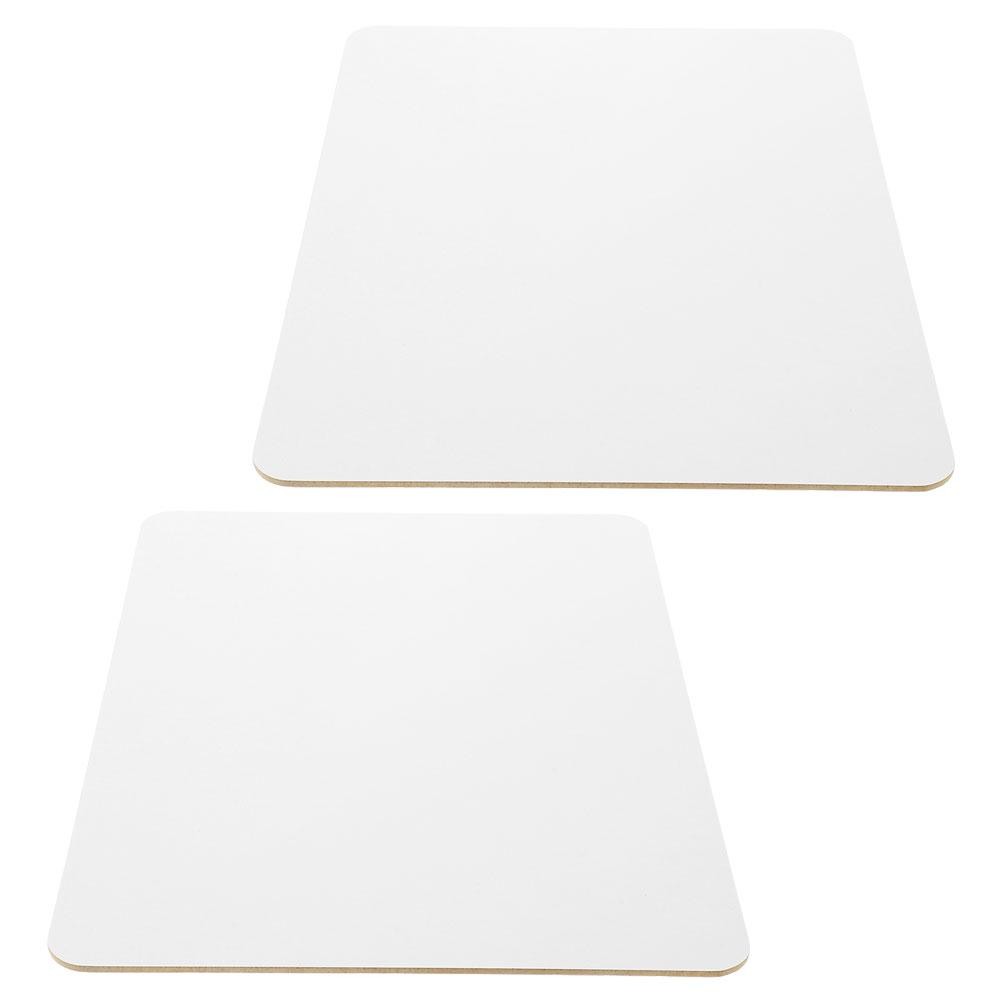 

2 Pcs Portable Writing Board White for Kids Whiteboards Classroom Double Sided Dry Erase