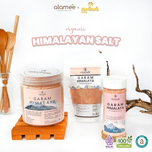 

GARAM HIMALAYA ORIGINAL HIMALAYAN SALT SEA SALT 500G PINK ROCK SALT PAKISTAN ASLI MURAH 500 GR Madinah Farm madinah