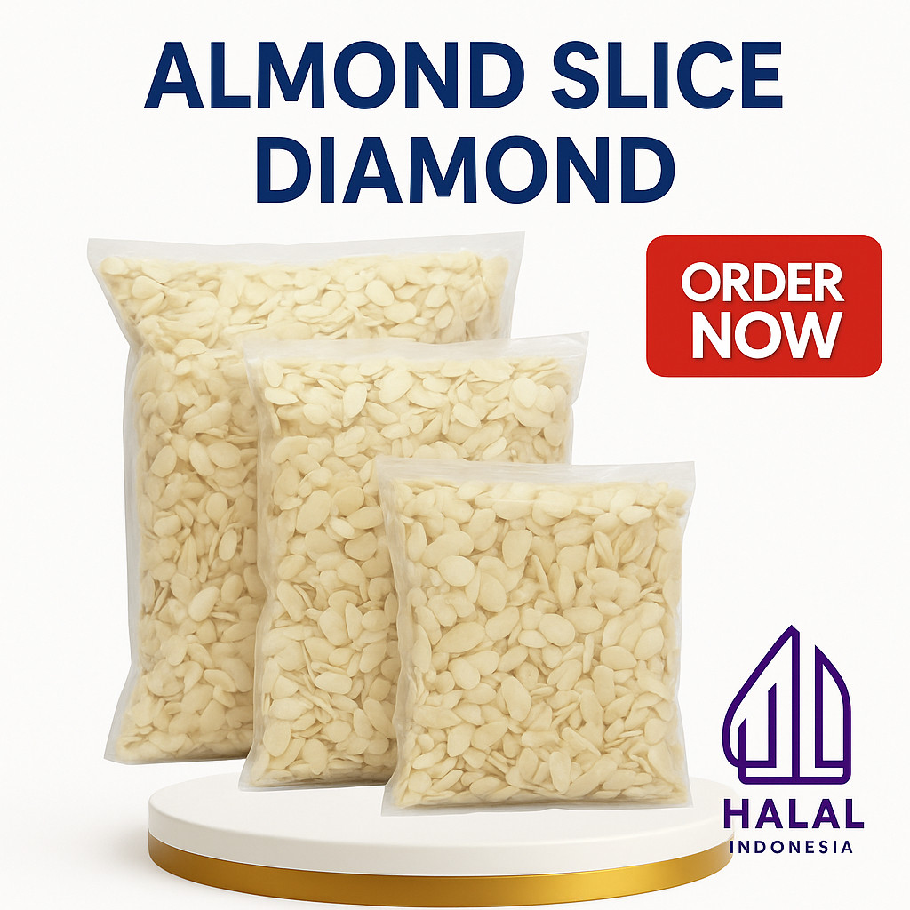 

ALMOND SLICE - KACANG ALMOND PREMIUM QUALITY 500 GR