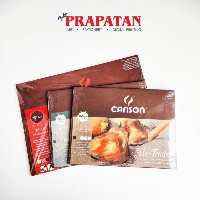 

【M-MT】PROMO!!! Canson Mi Teintes Pastel Tones Pad Honey Comb Surface - Grey Tones 131