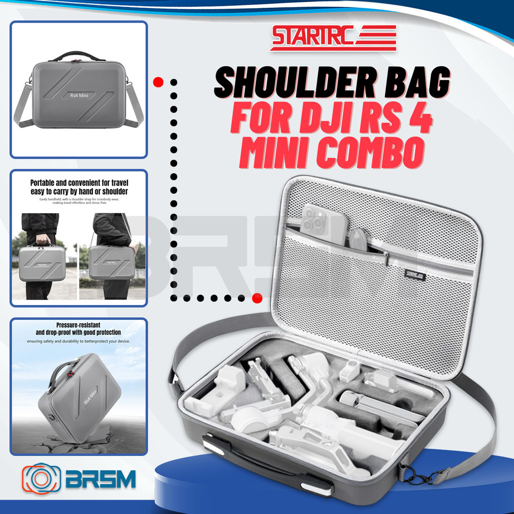 STARTRC Tas Shoulder Bag For DJI RS 4 MINI COMBO Ronin Stabilizer Handbag Storage Gimbal Camera Acce