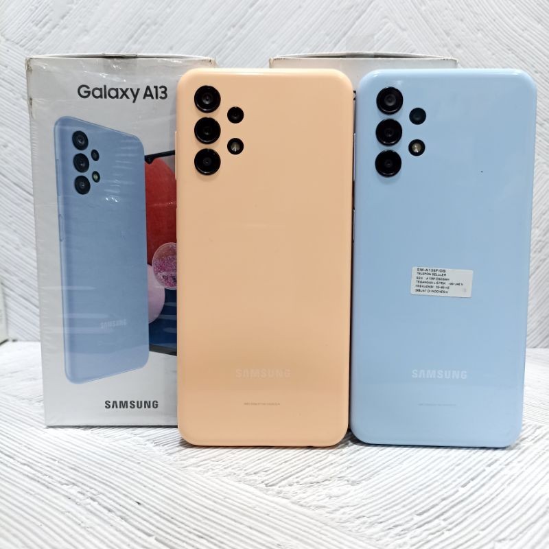 Samsung A13 6/128 4/128 Handphone Bekas Second Fullset