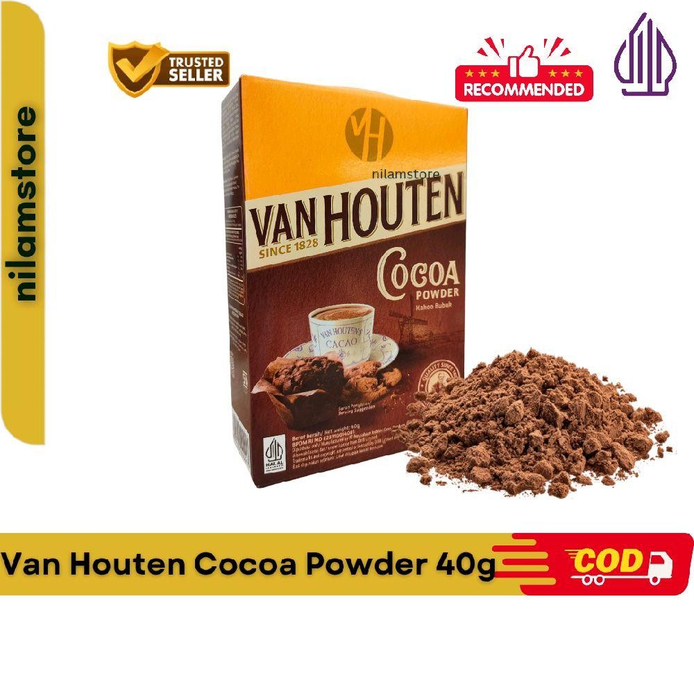 

Van Houten Cocoa Powder 40g - Untuk Bikin Kue - Bubuk Cokelat Murah