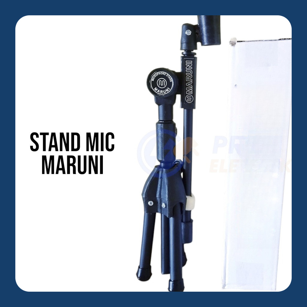 Stand Mic Maruni Pendek