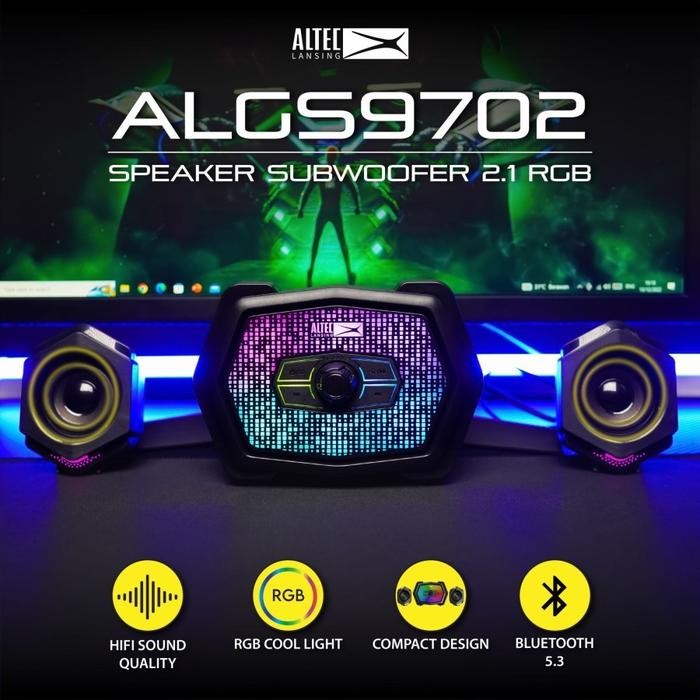 Altec Lansing ALGS9702 2.1 Subwoofer With Bluetooth Speaker