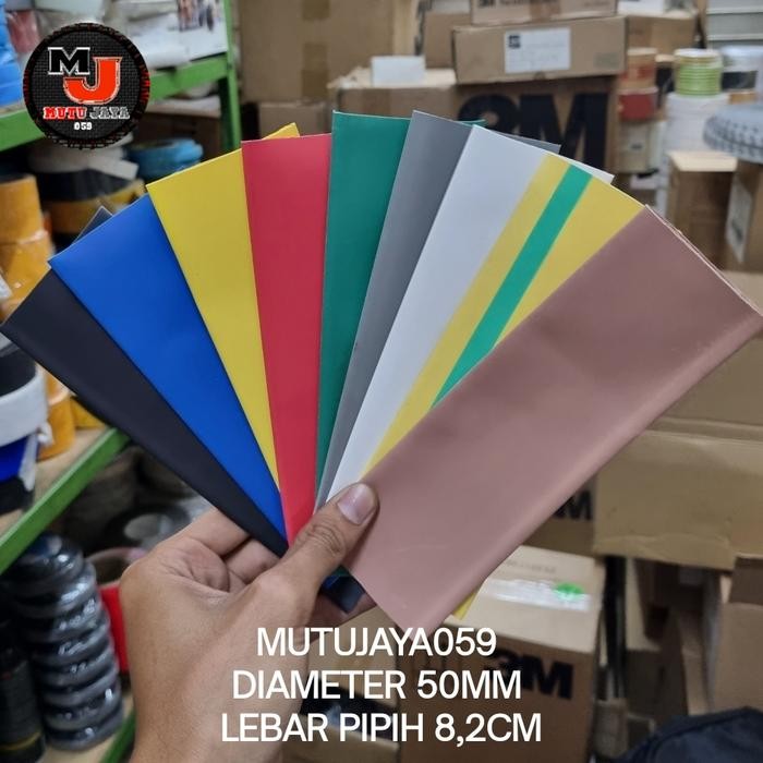 COZY Heatshrink Tube Warna 50mm x 1mtr Selongsong Kabel & Busbar Bakar Isolasi Bakar Hetsring - Beni