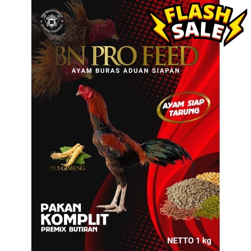 Doping Ayam philipin filipina Bn Pro Feed Pakan Aduan Komplit 1000gram