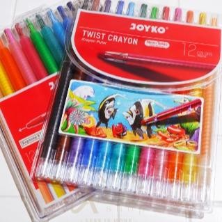 

TERLARIS! Crayon Titi Putar 12 Warna Mewarnai Stationery Merah