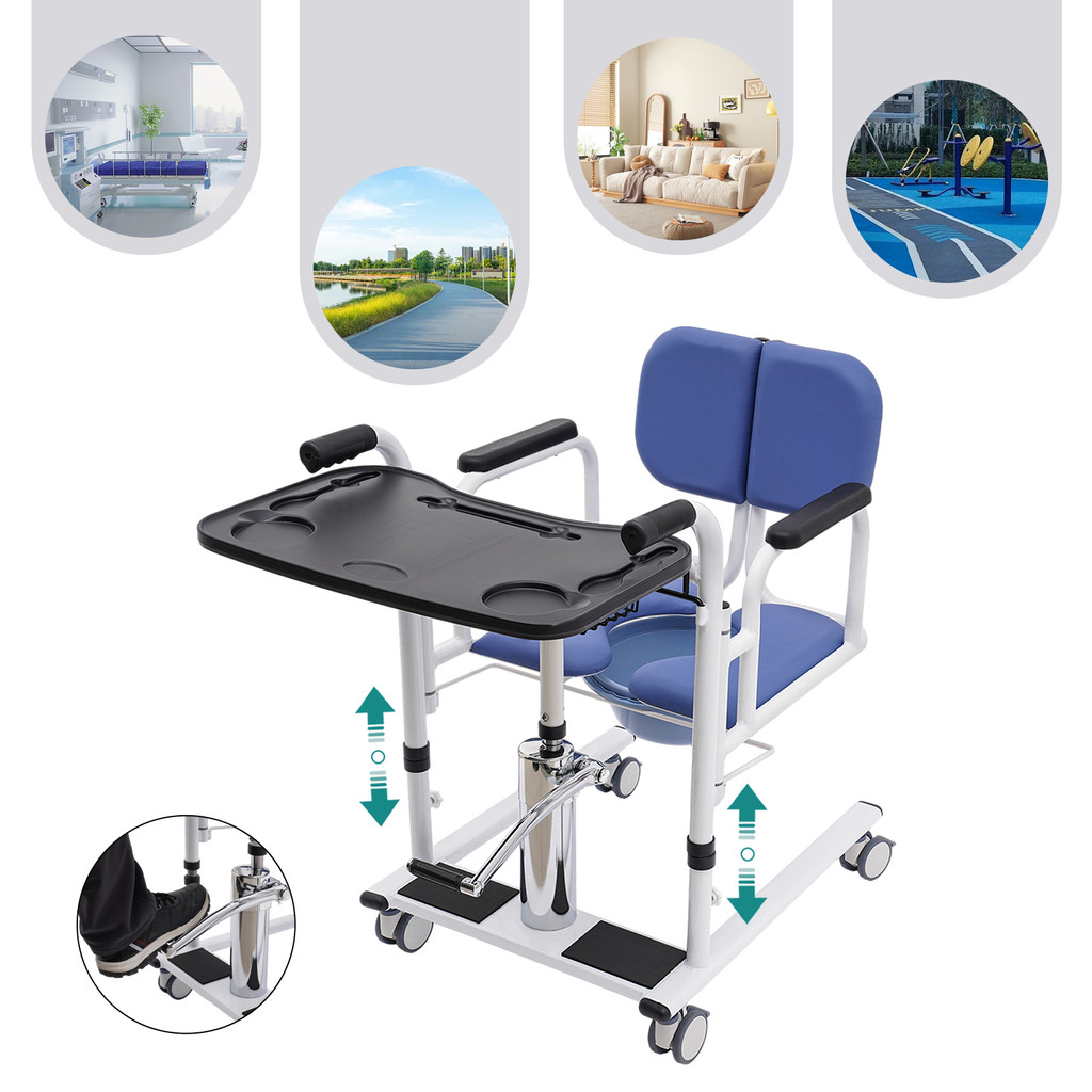 Hydraulic Patient Lift Transfer Chair for Home Portable Car Lift Transfer Lift Wheelchair Hydraulic 