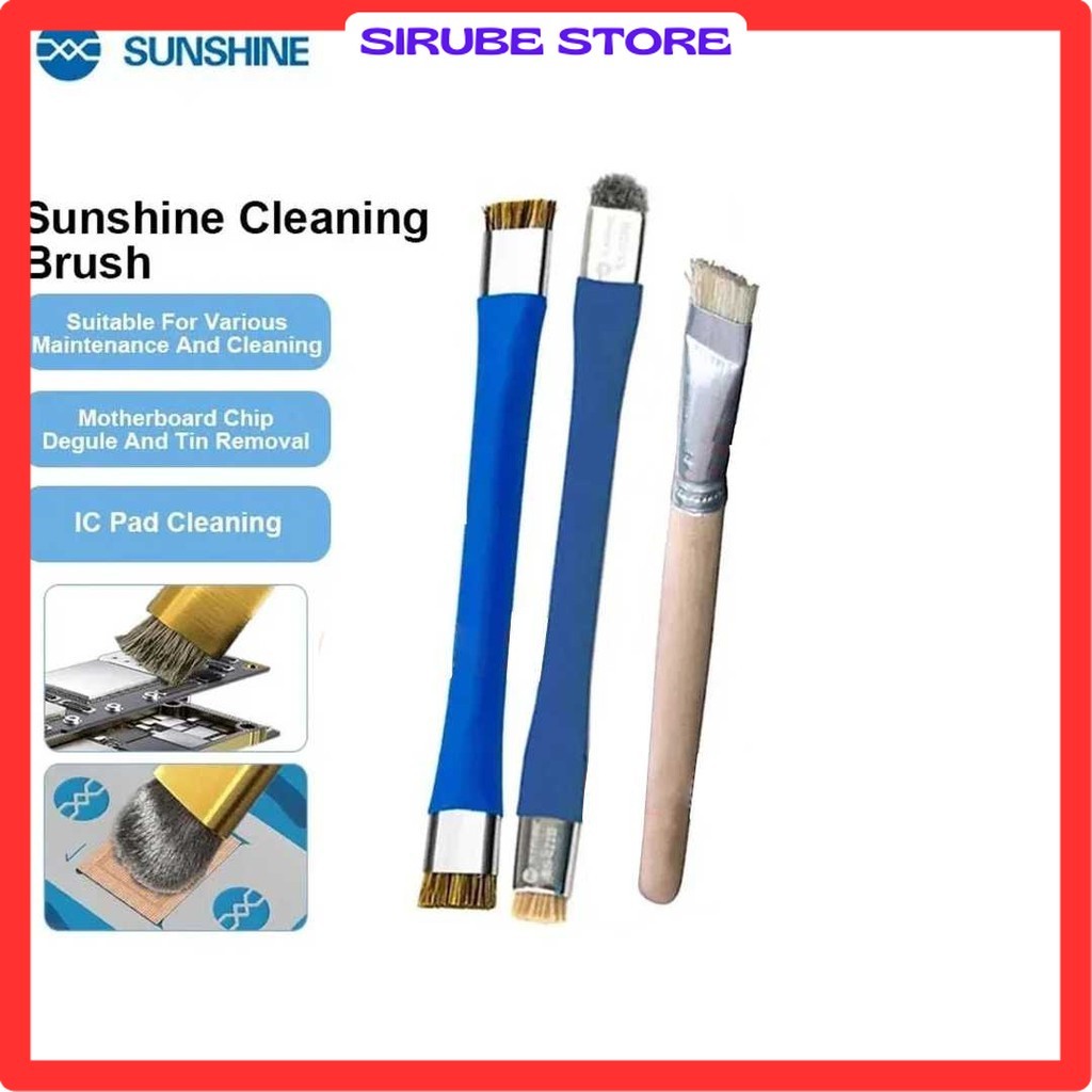 

Set Kuas Pembersih Papan PCB Double Headed Anti Static - SS-022B