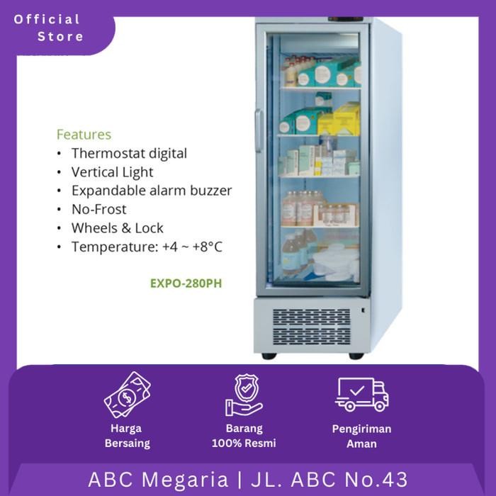 Gea Kulkas Showcase Chiller Farmasi / Pharmaceutical Refrigerator EXPO280PH / EXPO-280PH