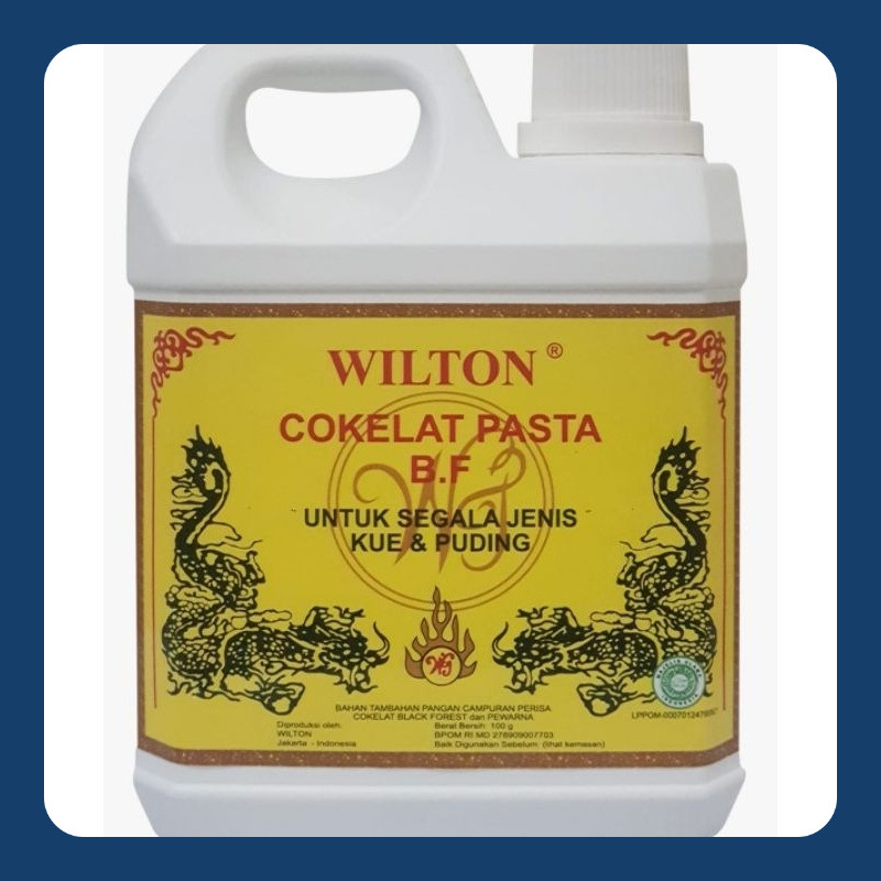 

Wilton Cokelat Pasta Black Forest (BF) 1000 g