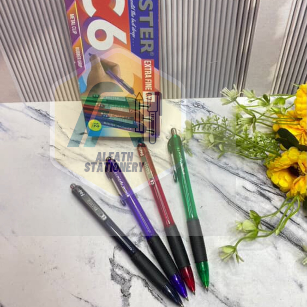 

Ecer (3pcs) Bolpoin Cetik / PULPEN FASTER C6 HARGA SATUAN