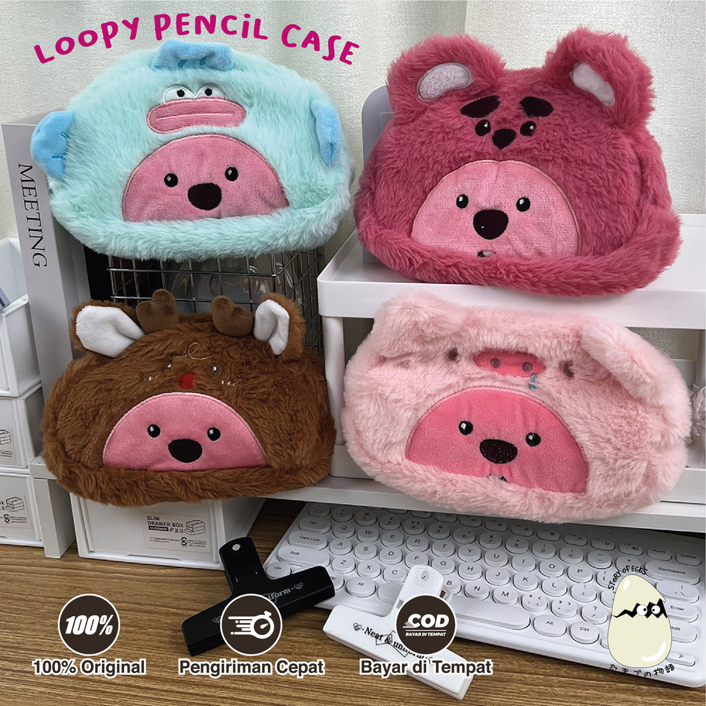 

Tempat Pensil l Pencil Case l Kotak Pensil l Kotak Pensil Aesthetic l Pensil Case l Loopy PensilCase