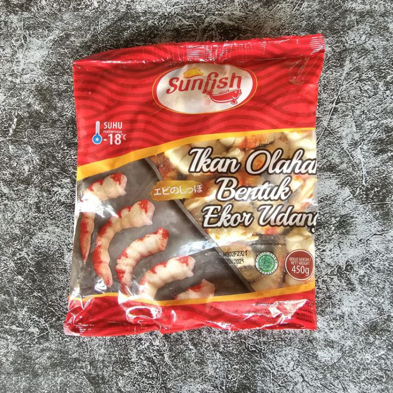 

SHUNFISH ikan olahan bentuk ekor udang