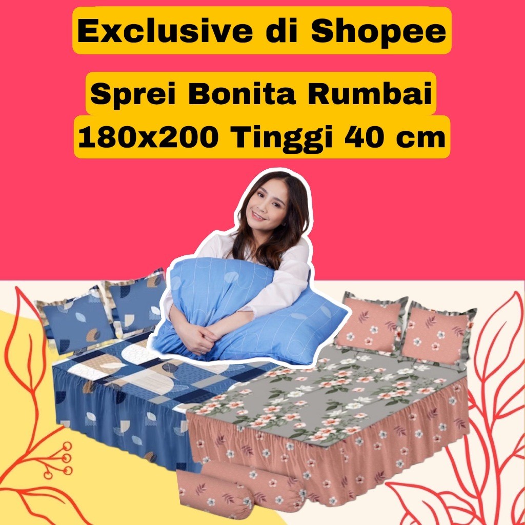 Sprei Bonita Rumbai 180x200 Emilia