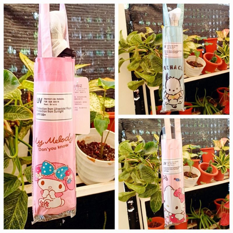 

PAYUNG LIPAT OTOMATIS UV 100+ ORI SANRIO ANTI BADAI