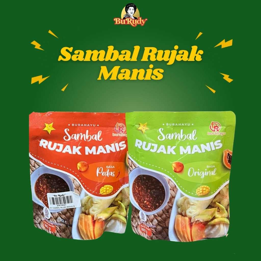 

Sambal Rujak Bu Rahayu Varian Pedas dan Original 180g