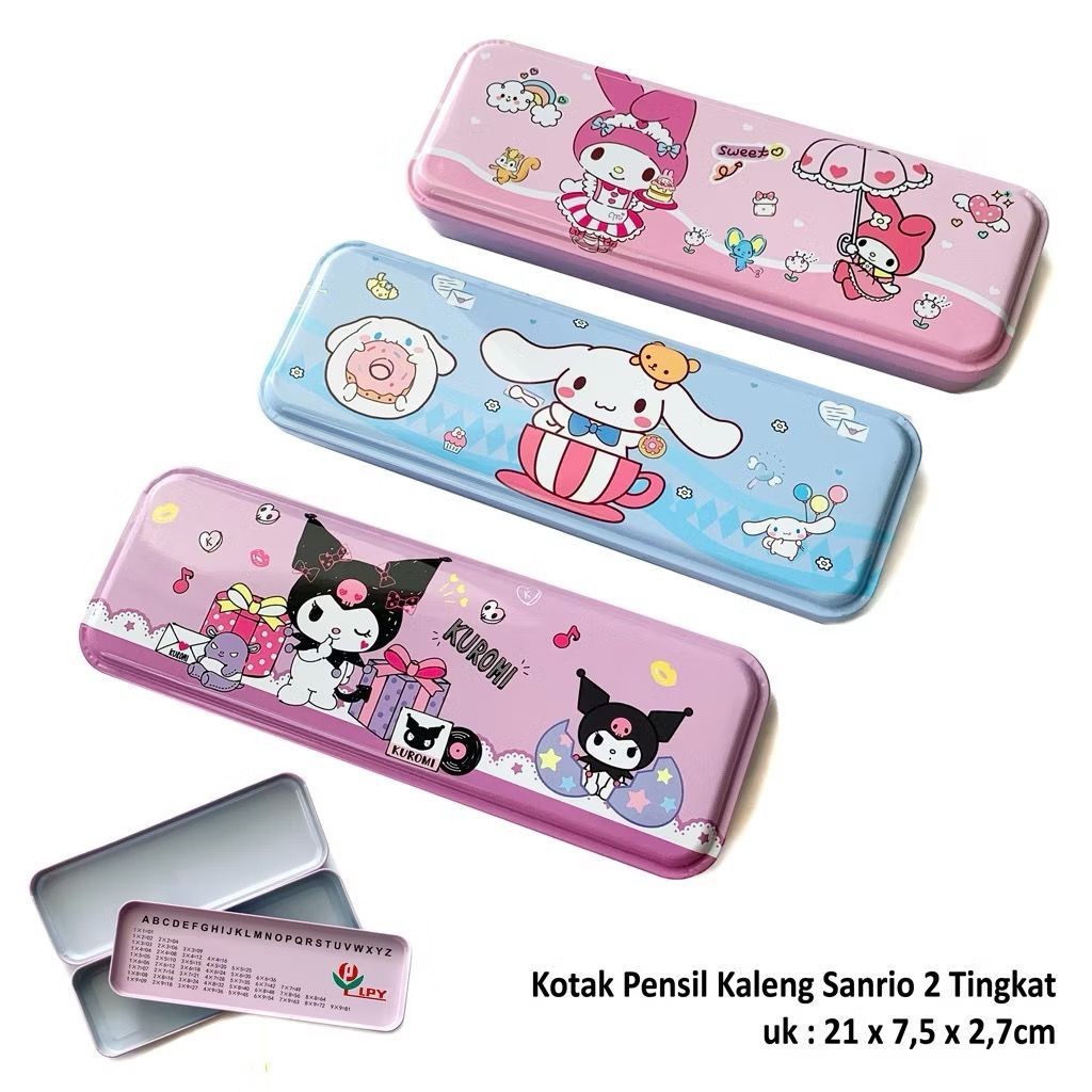 

Kotak Pensil Kaleng / ATK / Perlengkapan Sekolah