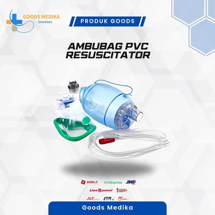 Ambubag PVC Resuscitator / Ambubag PVC MPM Bayi , anak & Dewasa