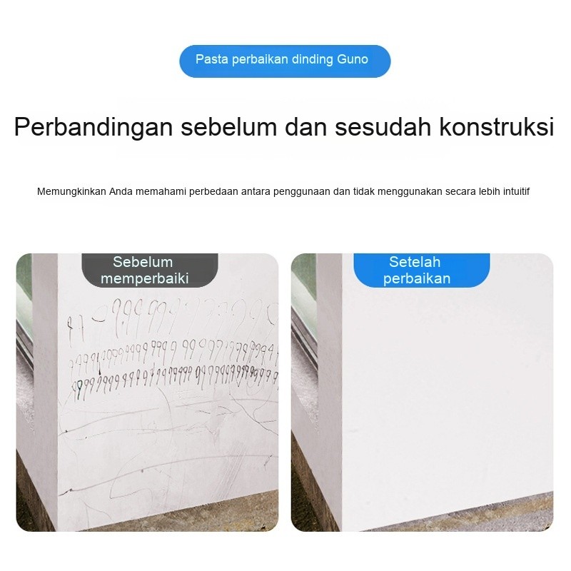 Cod+24H Pengiriman CepatDempul Tembok Dinding/Bubuk Dempul Cat Lateks/Tembok Dempul Penambal Lubang