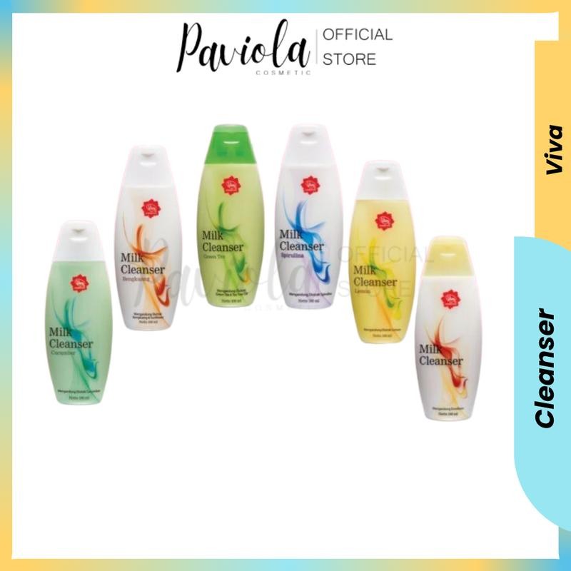 

Paviola VIVA MILK CLEANSER SUSU PEMBERSIH - VIVA FACE TONIC PENYEGAR TONER AIR MAWAR 100ML/200ML