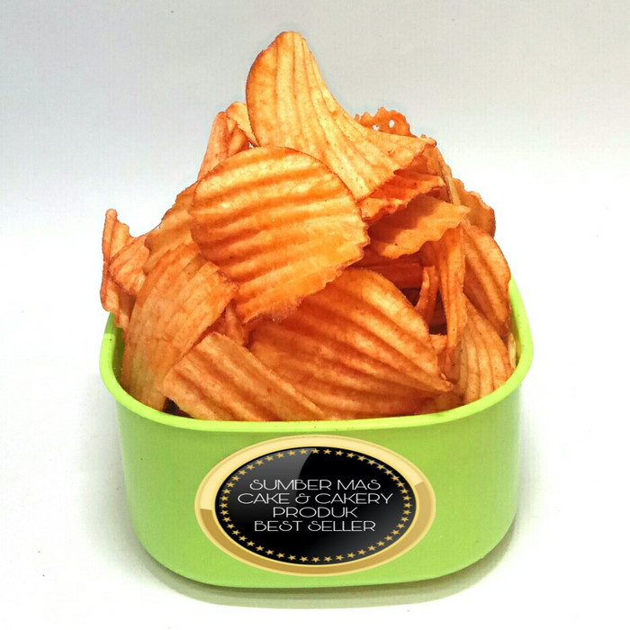 

KERIPIK SINGKONG BALADO PEDAS KILOAN MEREK TES 1kg / KERIPIK SINGKONG PEDAS TES / CHUBA / KERIPIK